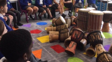 Exeter Pupils Find Their Rhythm in African Drumming Workshop